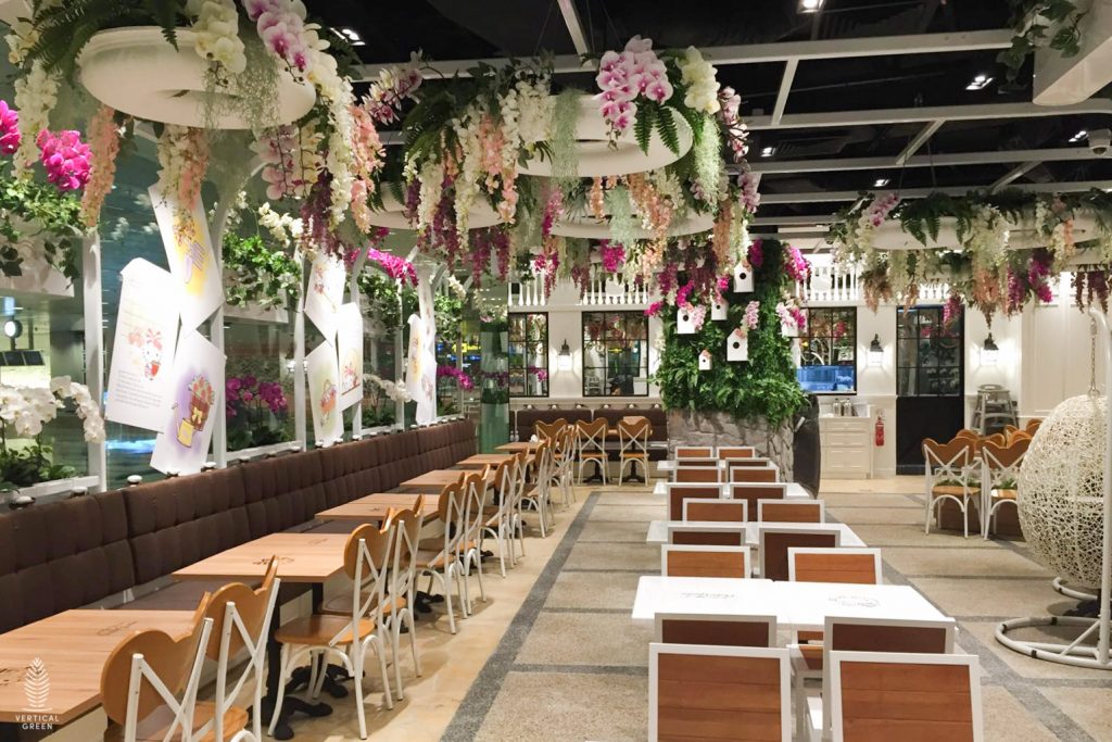 restaurant cafe plants singapore