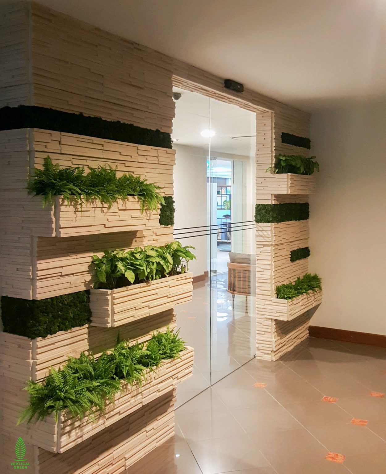 integrated planter entrance office singapore