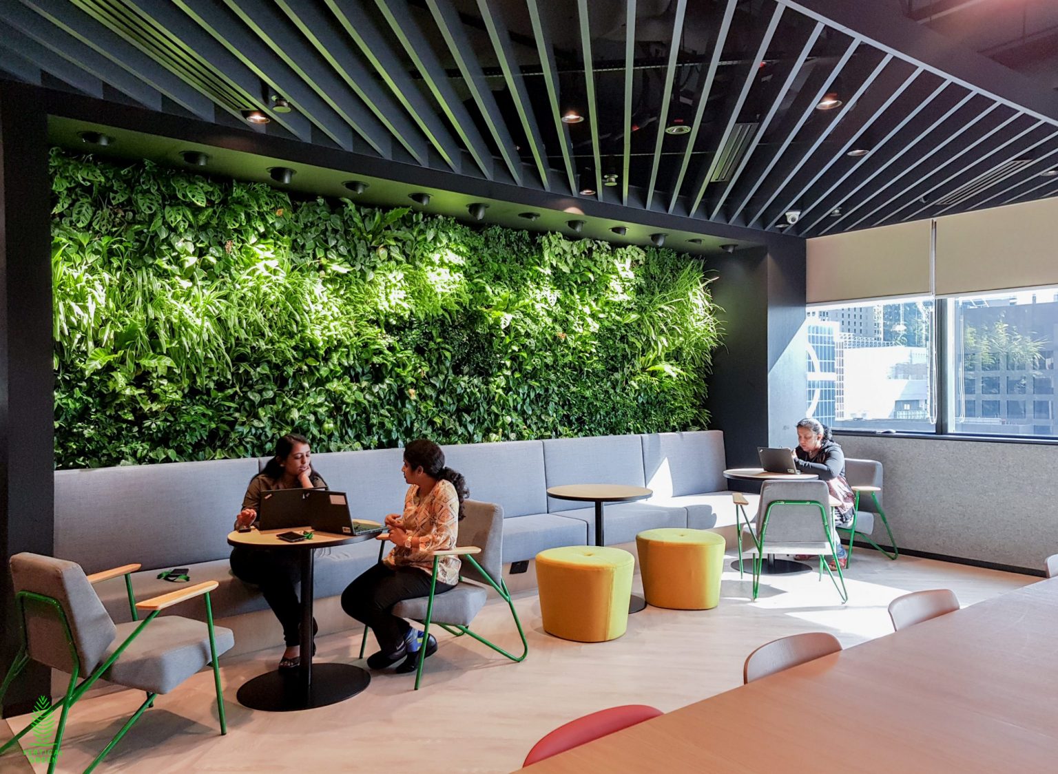 Manulife Green Wall Singapore Office