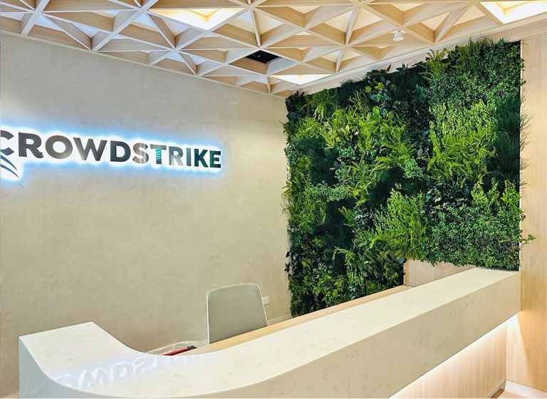 Preserved Folliage Moss Green Wall Singapore