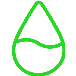 Low water consumption