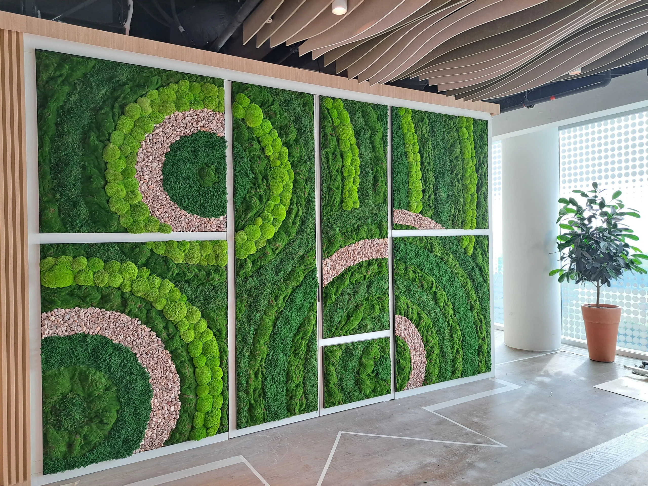 ASTAR Singapore Moss Wall Singapore Malaysia Philippines Preserved Moss Office Design Interior Design