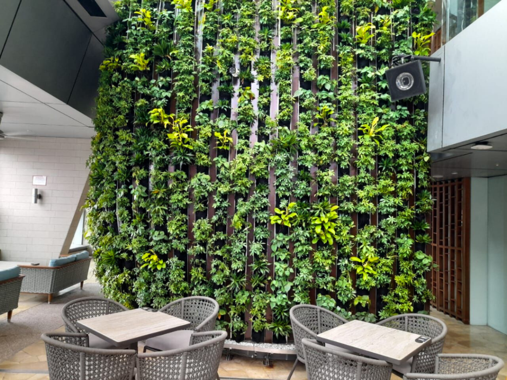 Traders Hotel Malaysia Vertical Green Malaysia Green Wall Malaysia Potted Plants Malaysia