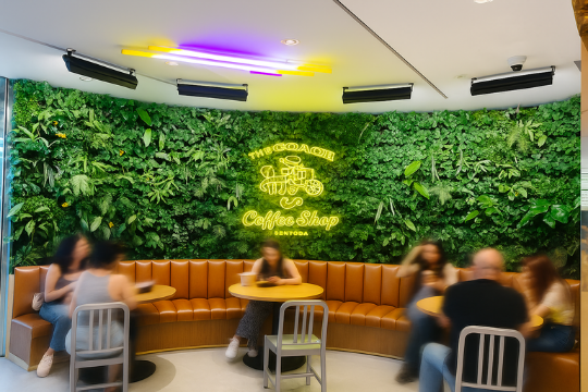 Vertical Green Singapore Coach Cafe Sentosa Greenwall Singapore Live Green Wall Singapore