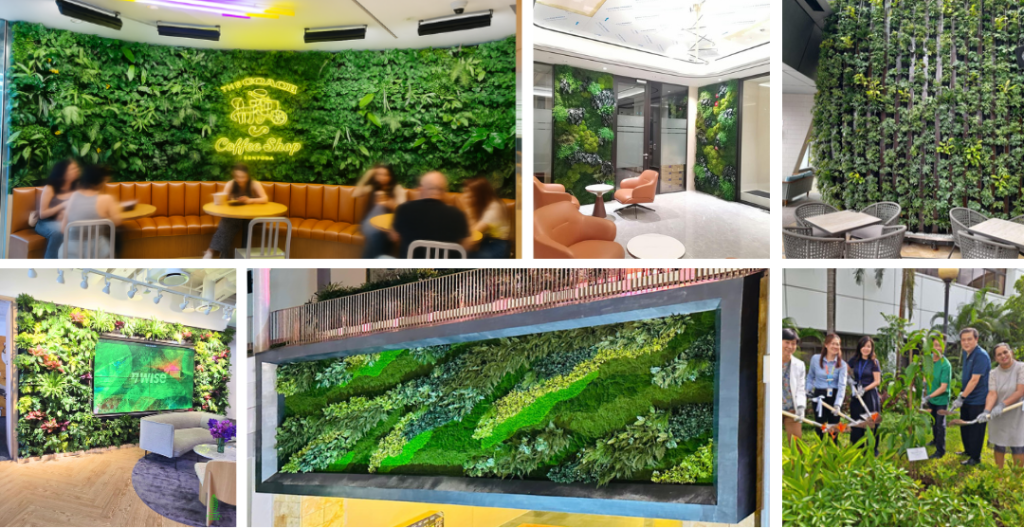Vertical Green Singapore Malaysia Philippines Green Wall Greenery Moss Wall